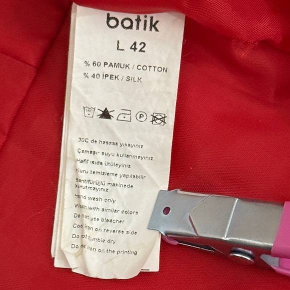 Antik Batik Red Ruffle Mini Dress - Picture 13 of 13